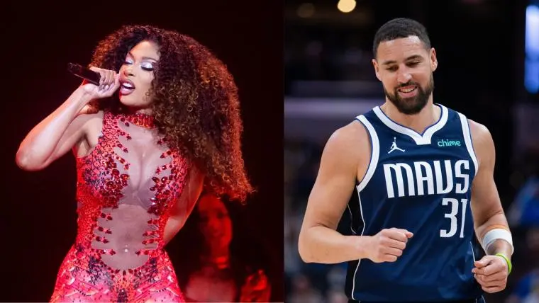 Megan Thee Stallion stuns in colorful striped bikini with Solange amid Klay Thompson split