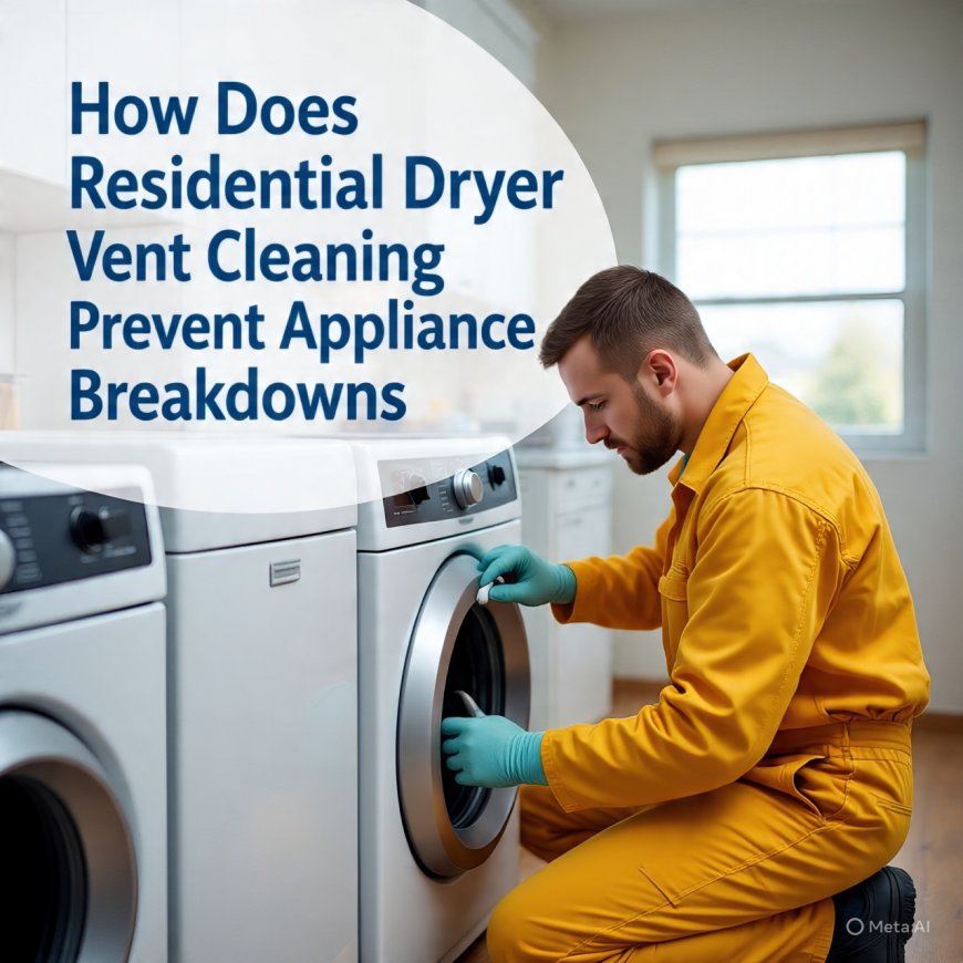 How Does Residential Dryer Vent Cleaning Prevent Appliance Breakdowns