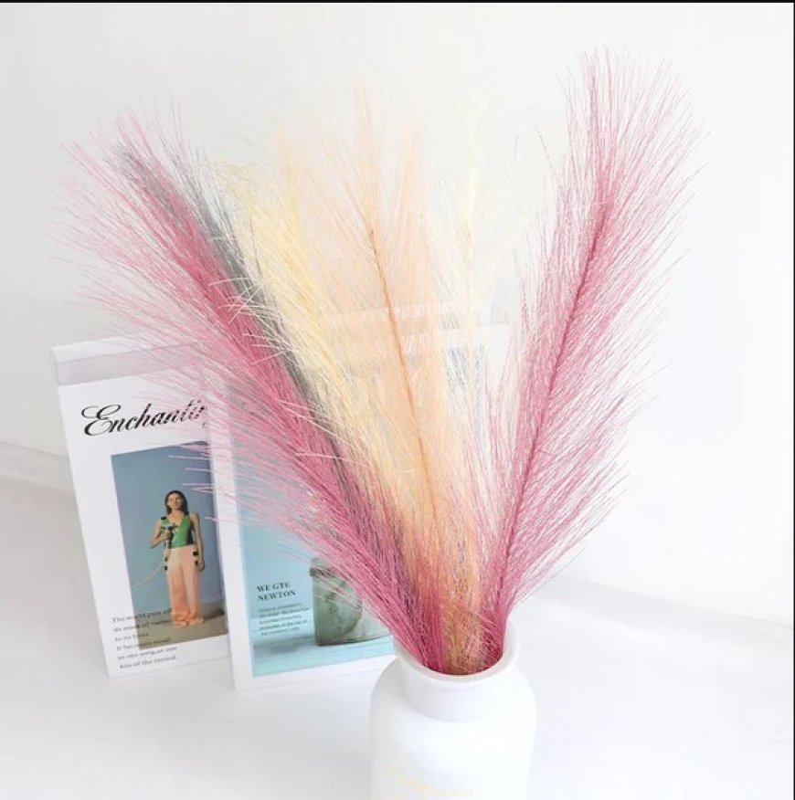 Artificial Pampas Grass Decor | Elegant Floral Arrangement